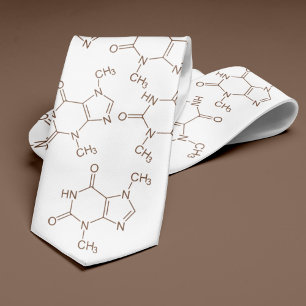 Cravate Chocolat Molecule Chimie