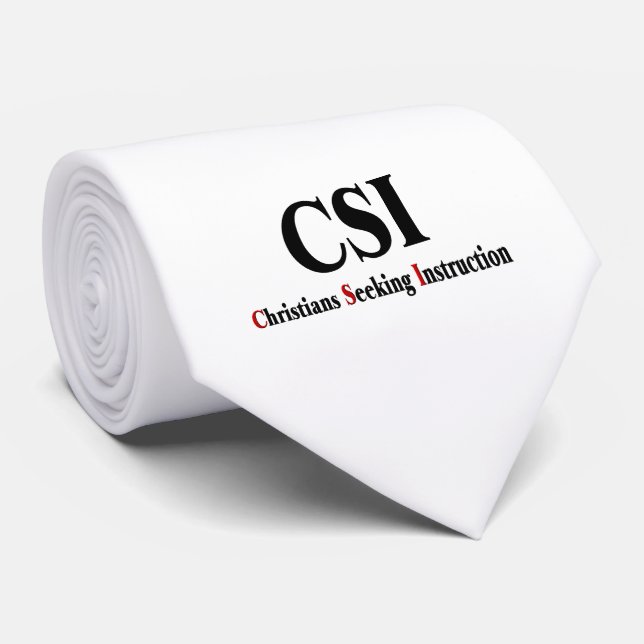 Cravate Chrétiens CSI (Roulé)