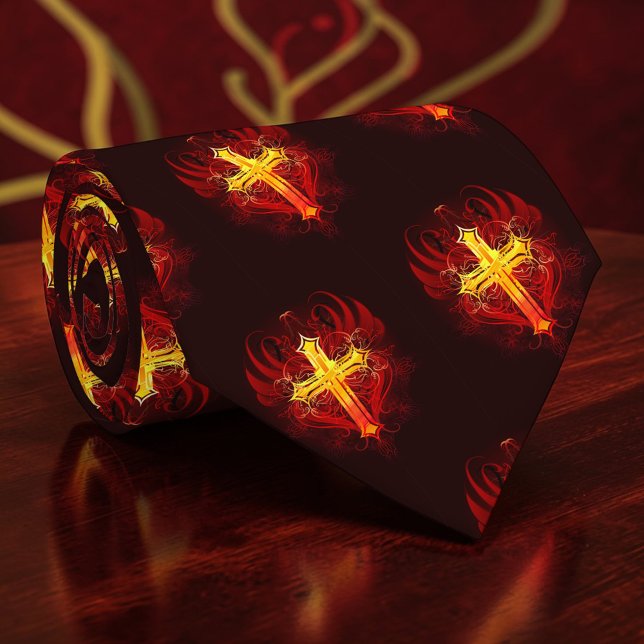 Cravate Christian Christianity Custom Necktie (Créateur téléchargé)