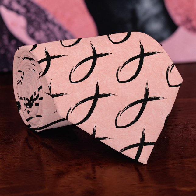 Cravate Christian Fish Christianity Custom Necktie (Créateur téléchargé)