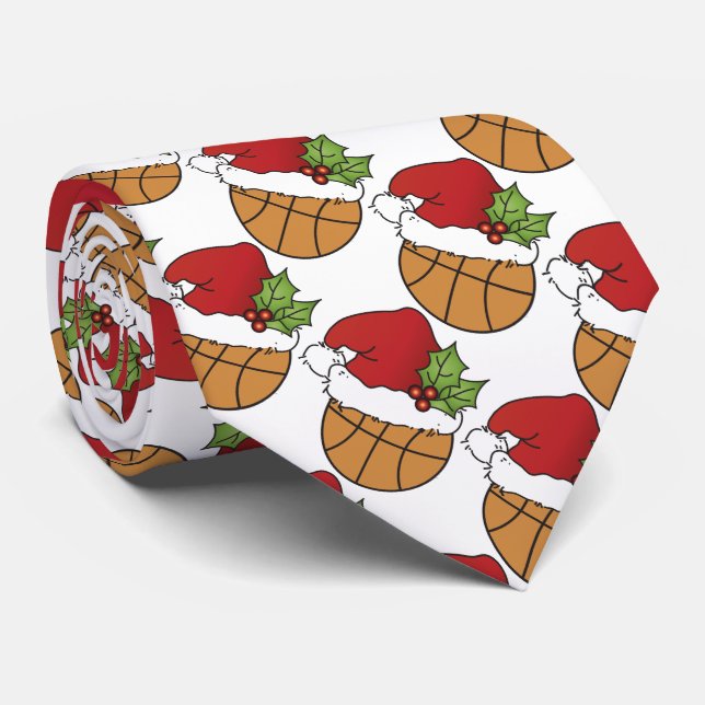 Cravate Christmas Hat Basket (Roulé)