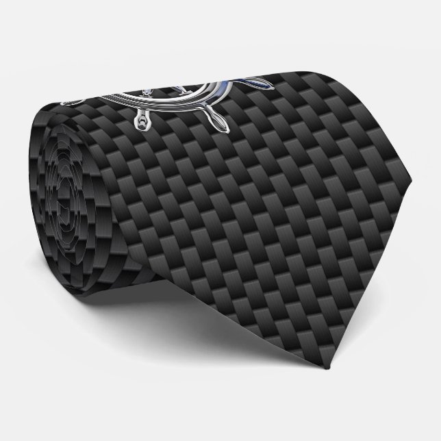 Cravate Chrome comme la roue nautique sur le style de fibr (Roulé)