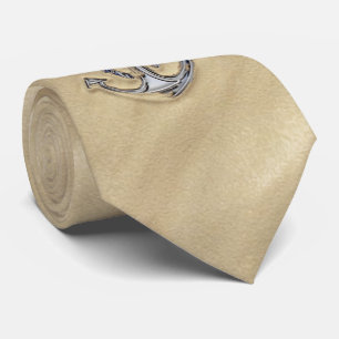 Cravate Chrome comme l'Ancre de corde dans le sable