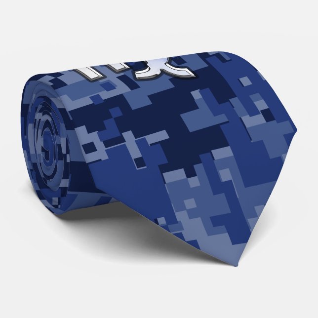 Cravate Chrome Comme Virgo Zodiac Connexion Camion numériq (Roulé)