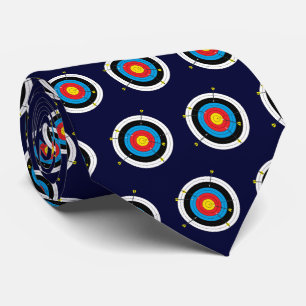 Cravate Cibles et flèches à tir à l'arc