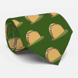 Cravate Cinco De Mayo Taco Sideways Yummy Motif