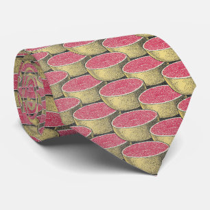 Cravate Citron Vintage - Pamplemousse Pop Art