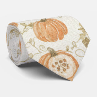 Cravate Citrouilles Festives