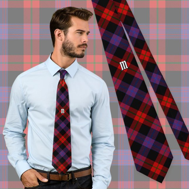 Cravate Clan Brown Tartan (Créateur téléchargé)
