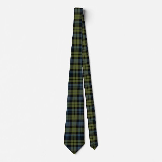 Cravate Clan écossais Campbell Tartan Plaid (Devant)