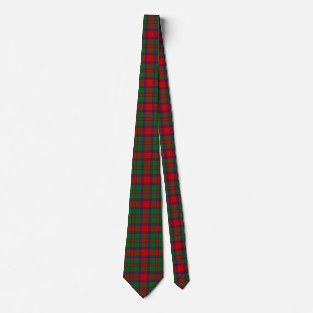 Cravate Clan écossais Carrick Tartan Plaid (Devant)