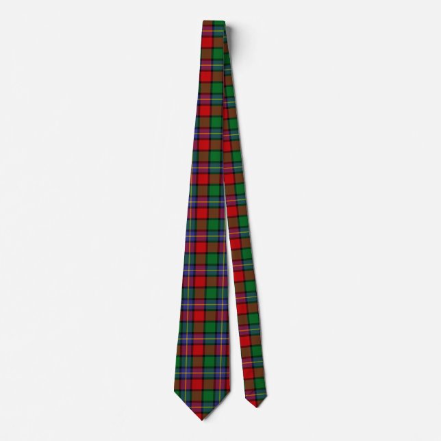 Cravate Clan écossais Kilgore Tartan Plaid (Devant)