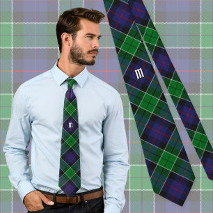 Cravate Clan Leslie Chasse Tartan