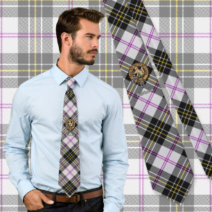 Cravate Clan MacPherson Crest sur le tatan de robe