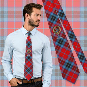 Cravate Clan MacTavish Crest sur Tartan