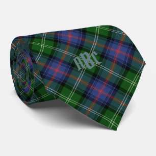 Cravate Clan Sutherland Tartan - grand motif