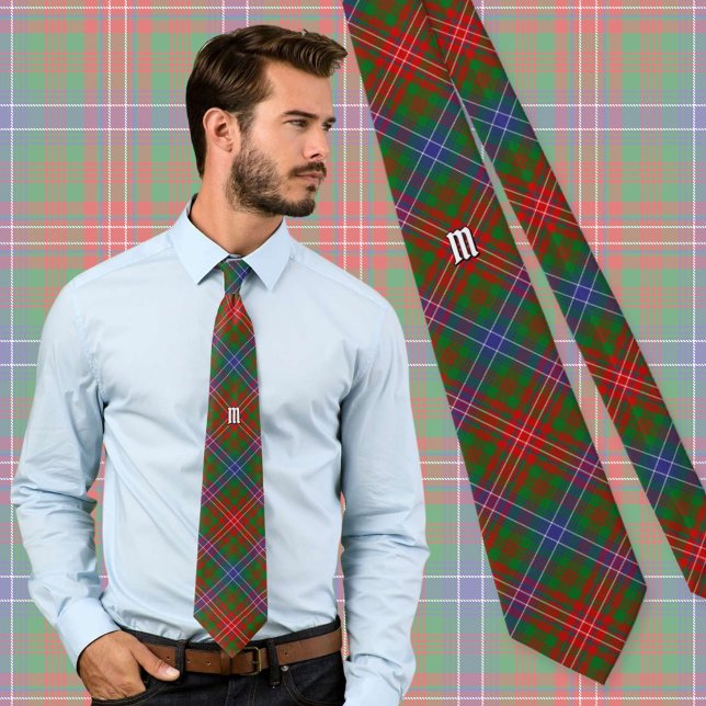 Cravate Clan Wilson Modern Tartan (Créateur téléchargé)