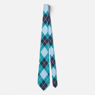 Cravate Classic Green White Black Pattern Neck Tie