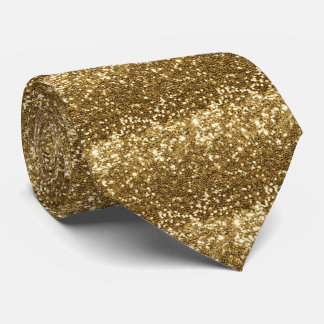 Cravate Classic Luxury Sparkly Gold Parties scintillant st
