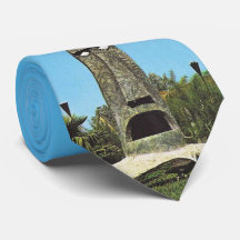 Cravate classique de la Floride de jardins de Tiki