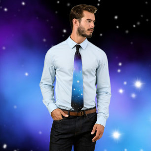 Cravate Clouages spatiaux Galaxy Starlight