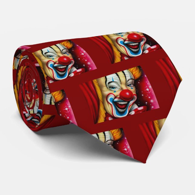 Cravate Clown Neck Tie (Roulé)