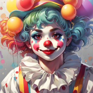 Cravate Clowns Fête d'anniversaire