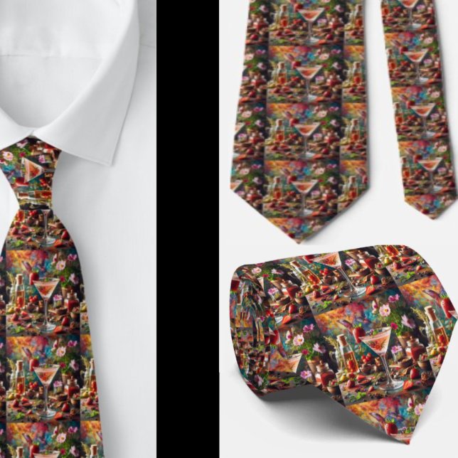Cravate Cocktail unique Sophisticated Necktie (Créateur téléchargé)