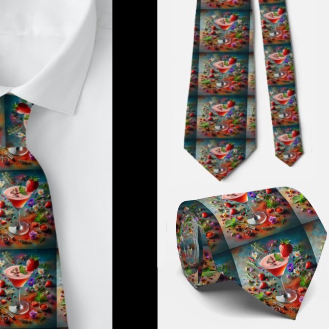 Cravate Cocktail unique Sophisticated Necktie (Créateur téléchargé)