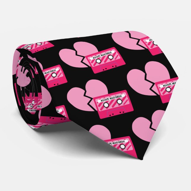 Cravate Coeur de bande Mix (Roulé)