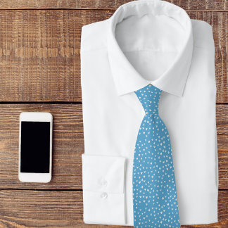 Cravate Coeurs bleus