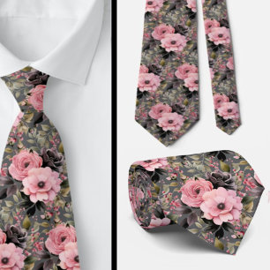 Cravate Col de Gentleman Nœud Papillon Floral pour Maria