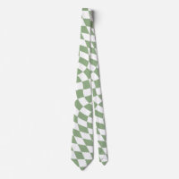 Collection de mariage Vert Sauge à carreaux déform
