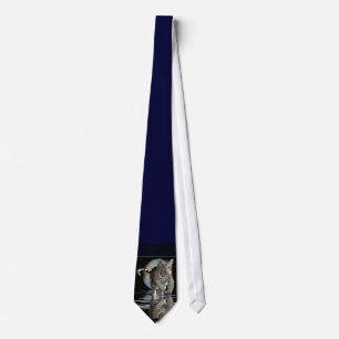 Cravate Collection TASSE DE TIGRE BLANC