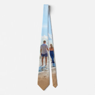 Cravate Collier de photo personnalisé Cadeau de vos photos