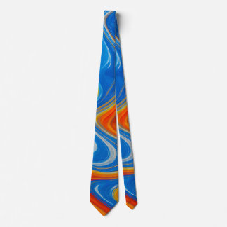 Cravate Color Swirl Men's Necktie