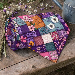 Cravate Colore Tie personnalisé à motif patchwork