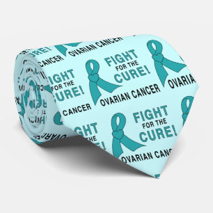 Cravate Combat de Cancer ovarien pour le traitement !
