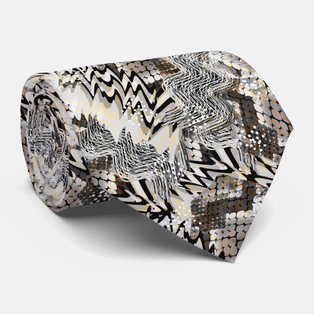 Cravate Combiné, ethnique, africain (Roulé)