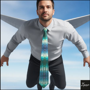 Cravate complet d'explosion nucléaire de ligne