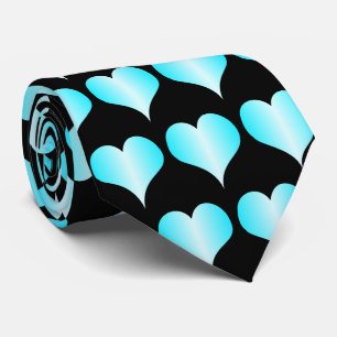 Cravate Conception Blue Hearts