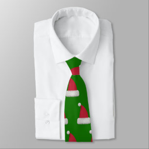 Cravate Conception de chapeau de Père Noël