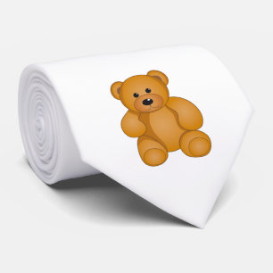 Cravate Conception de nounours de bande dessinée