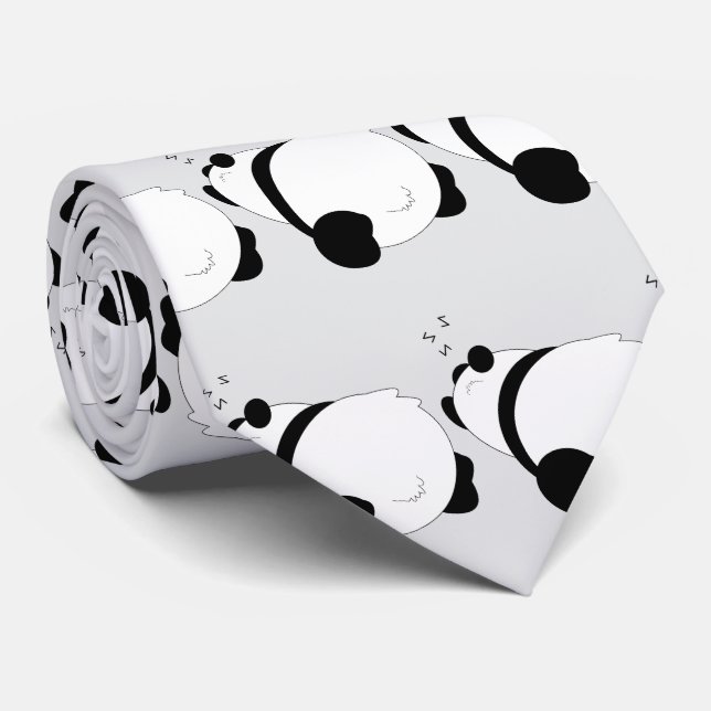 Cravate Conception de panda (Roulé)