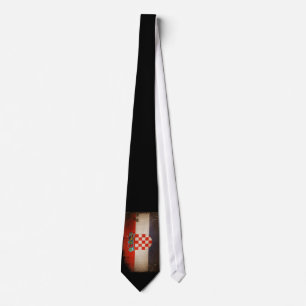 Cravate Conception sale fraîche de drapeau de la Croatie