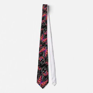 Cravate Conception sauvage de secousse de papillon,