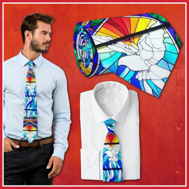 Cravate Confirmation du Saint-Esprit | Verre retenu Spirit (Créateur téléchargé)