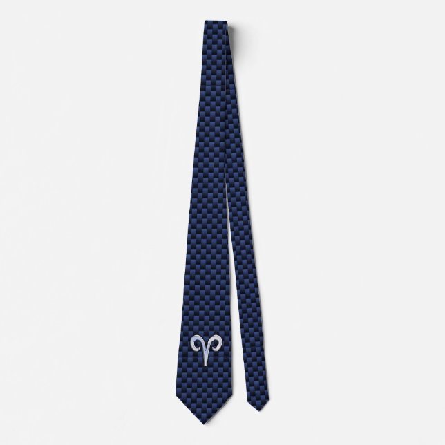 Cravate Connexion Zodiac Aries pour la flotte Blue Carbon  (Devant)