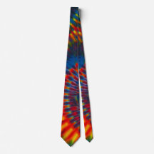 Continuité de l'espace Tie Dye Necktie