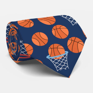 Cravate cool Basketball sports carrelé motif